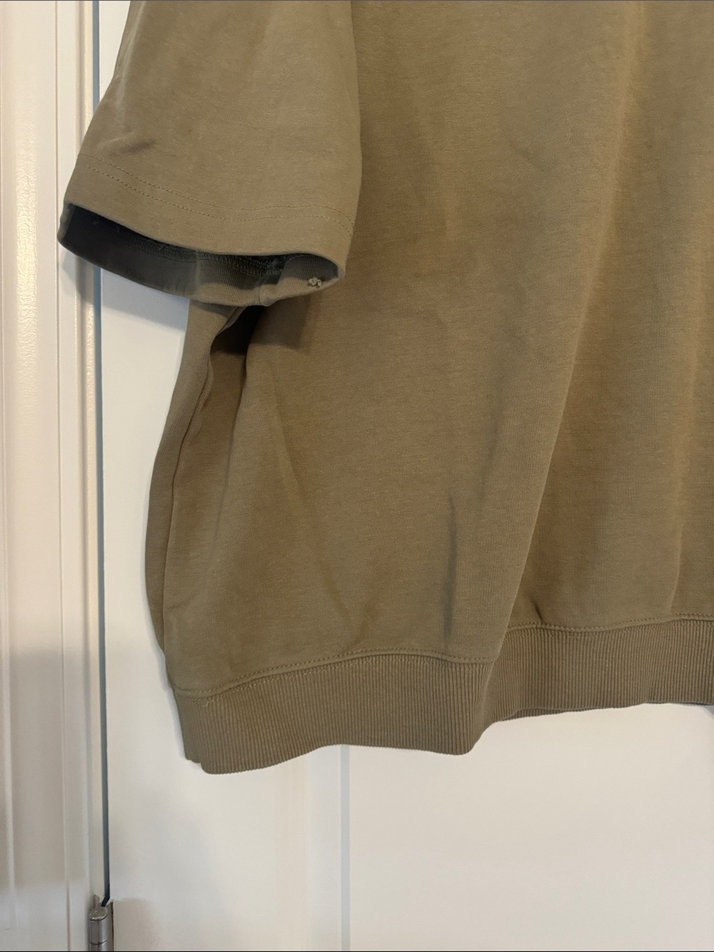 Denim & Flower Relaxed Fit Sweatshirt in Khaki - Picture 3 of 7